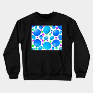 Sweet Candy Color Blue Crewneck Sweatshirt